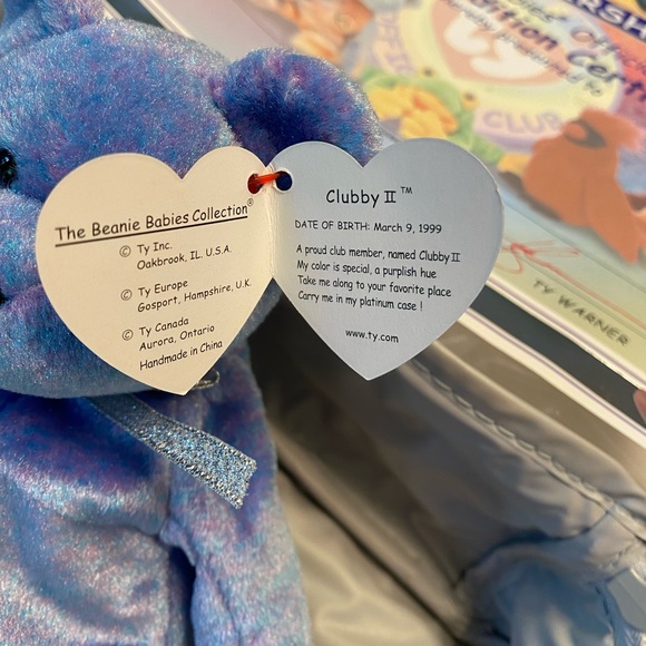 Vintage ty Beanie Baby “ Clubby “ - Picture 3 of 5